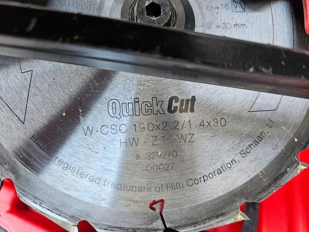 Scie circulaire Hilti Wsc70, Ophalen, Cirkelzaag, Hilti, Zo goed als nieuw