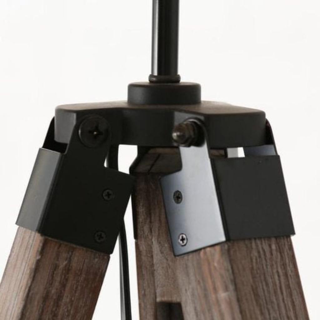 TRIPOD STAANDE LAMP NIEUW, Ophalen, Nieuw, Hout, Tripod