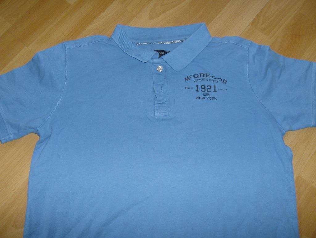 t-shirt/polo blauw merk mc gregor - maat 164 - kleine maat, Kinderen en Baby's, Kinderkleding | Maat 164, Gebruikt, McGregor, Ophalen of Verzenden