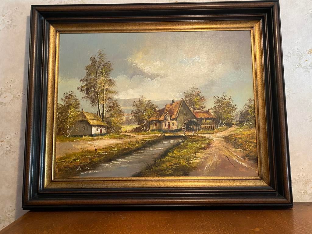 Schilderij van R Wolters, Ophalen