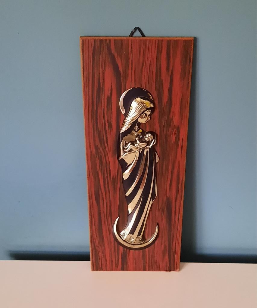 Decoratie Maria wandpaneel, Ophalen of Verzenden, Zo goed als nieuw