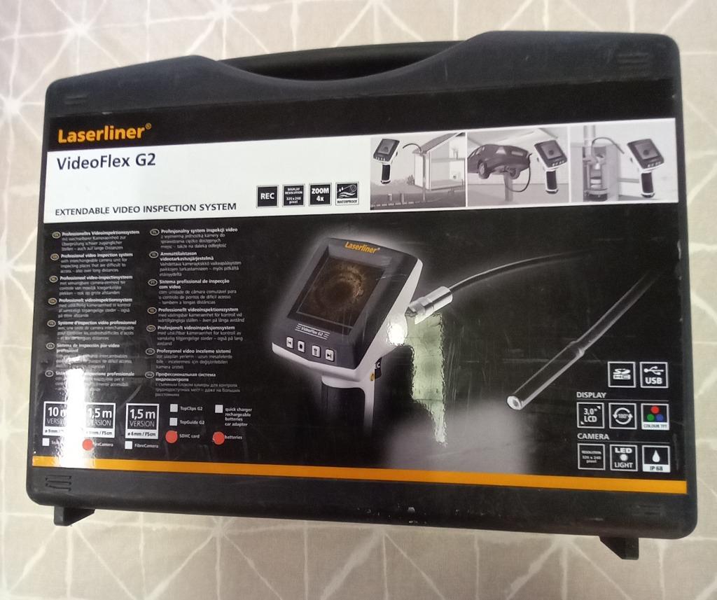 Laserliner VideoFlex, Doe-het-zelf en Bouw, Meetapparatuur, Ophalen of Verzenden, Zo goed als nieuw, Overige meters