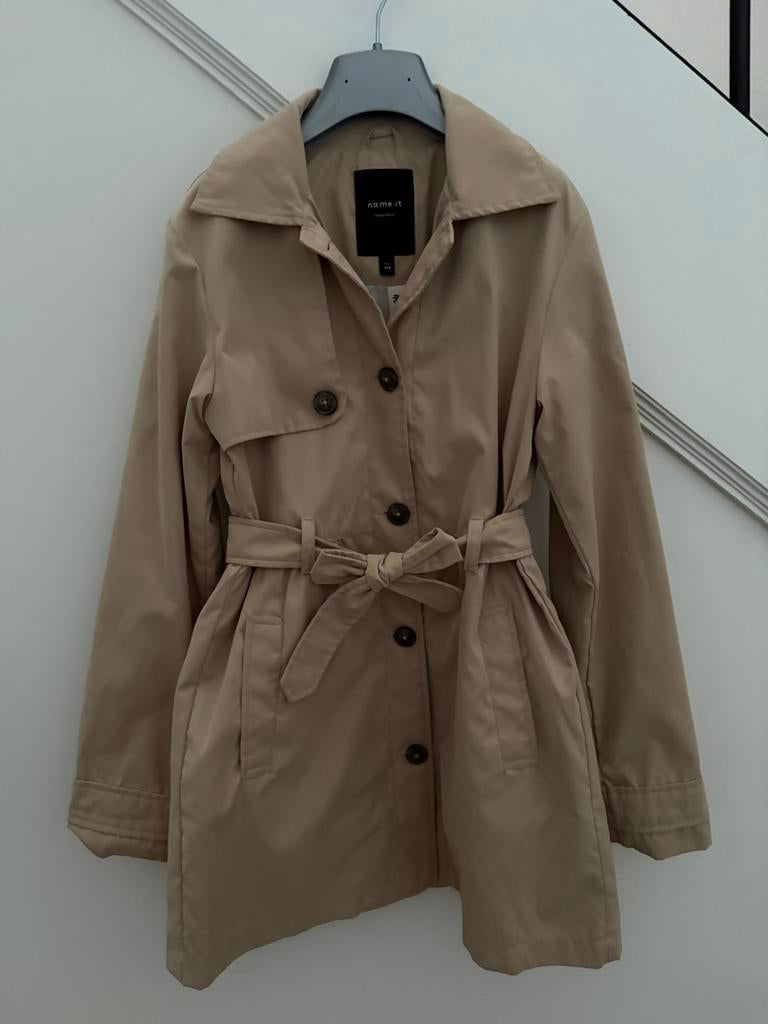 Beige name it jas maat 146 (11y), Ophalen, Meisje, Name it, Zo goed als nieuw