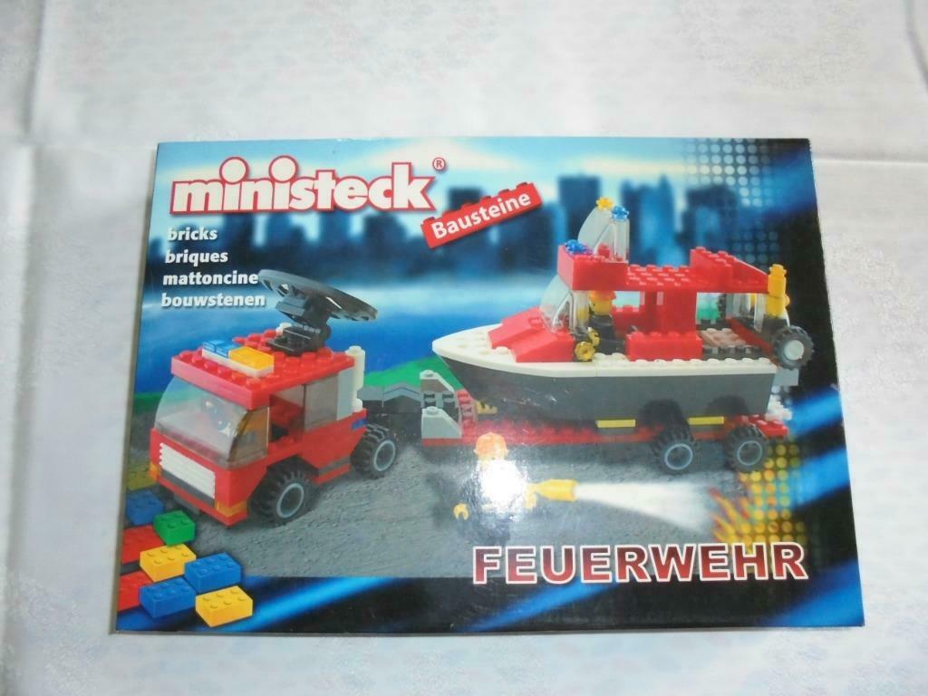 LEGO 100% compatible:MINISTECK: Fire Department Box*NEUF*SCE, Enlèvement, Neuf, Autres marques