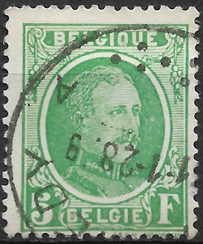 POSTZEGELS BELGIË- KONING ALBERT I- HOUYOUX- NR. 209, Koninklijk huis, Ophalen of Verzenden, Gestempeld, Gestempeld