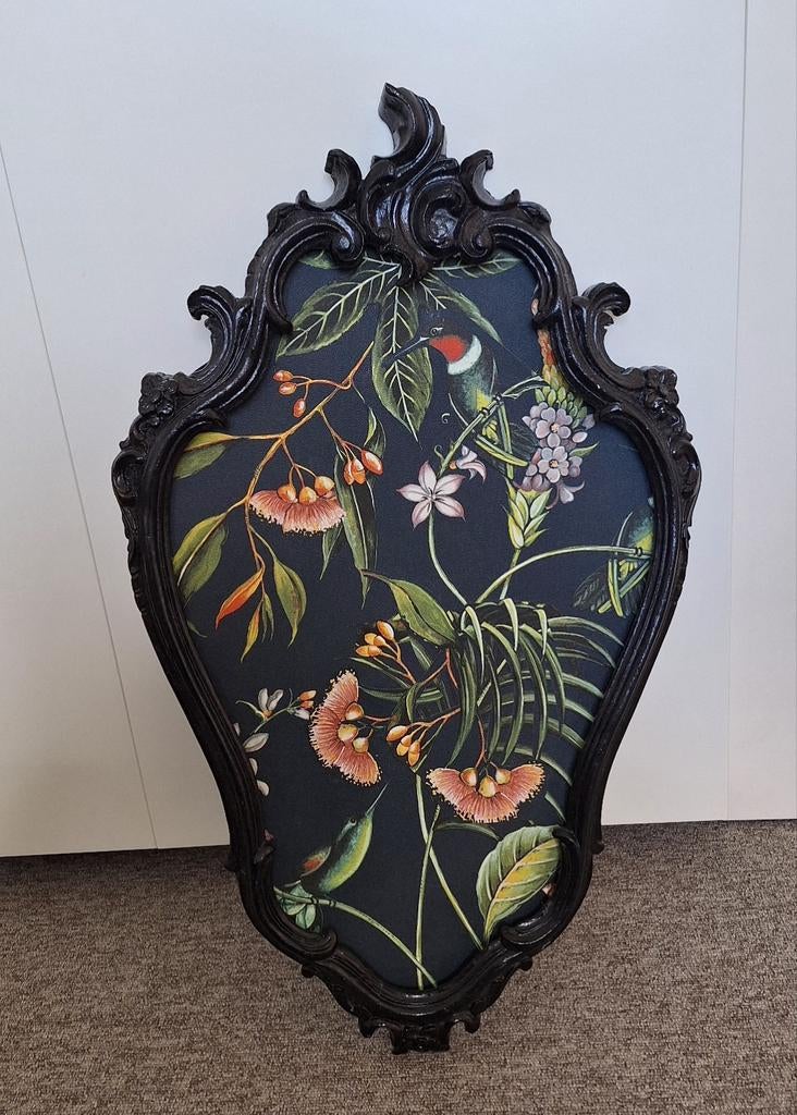 Kader met vogel en bloemen, Ophalen of Verzenden