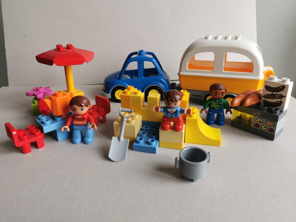 duplo 10602 - aventures au camping, Kinderen en Baby's, Speelgoed | Duplo en Lego, Ophalen of Verzenden, Gebruikt, Complete set