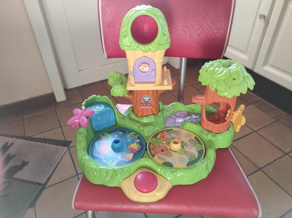aapjes jungle van Fisher Price, Ophalen of Verzenden, Zo goed als nieuw, Speelset, Met geluid