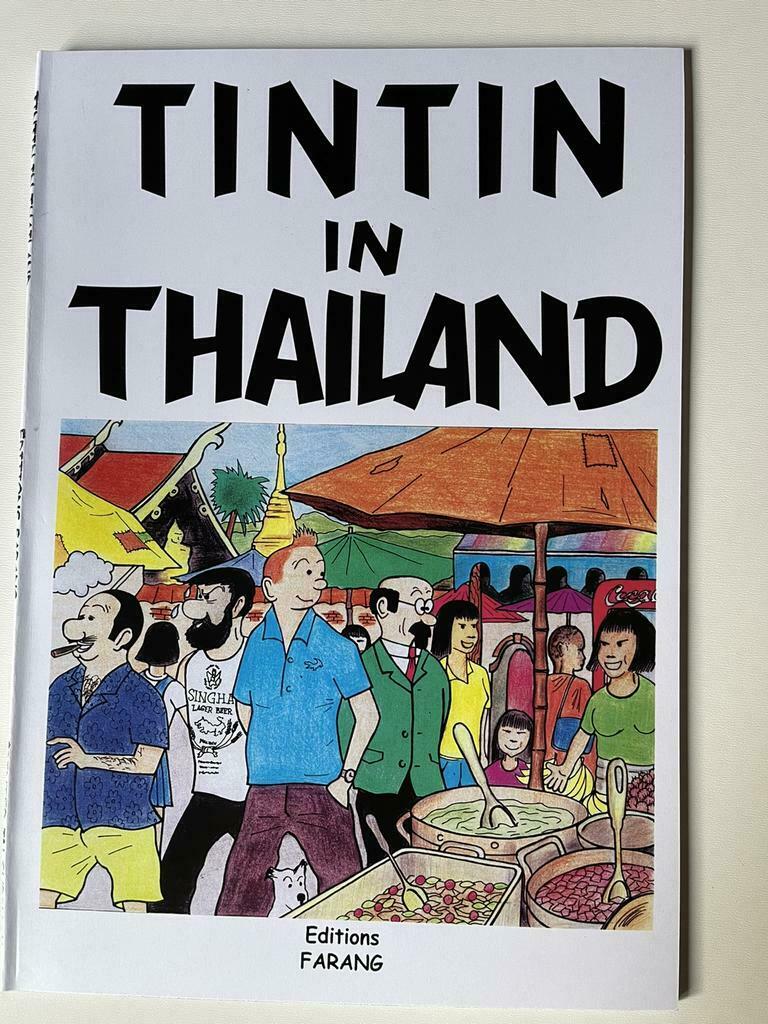 Tintin in thailand parodie naar kuifje, Ophalen of Verzenden
