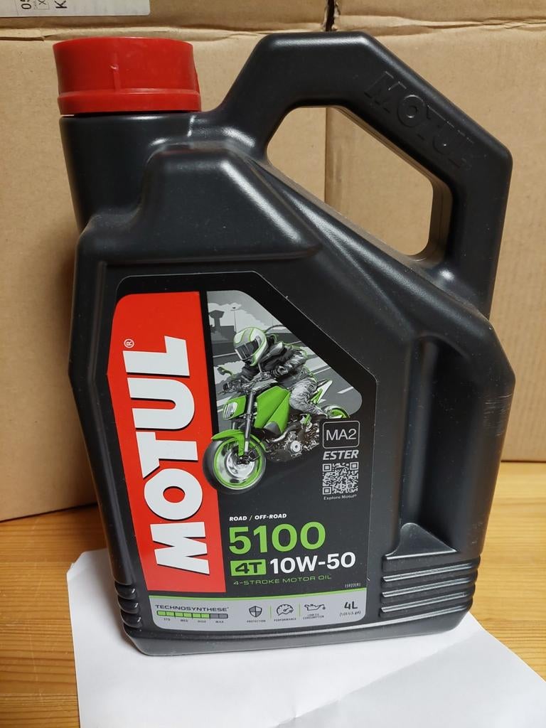 Huile moteur Motul 10w50, Enlèvement