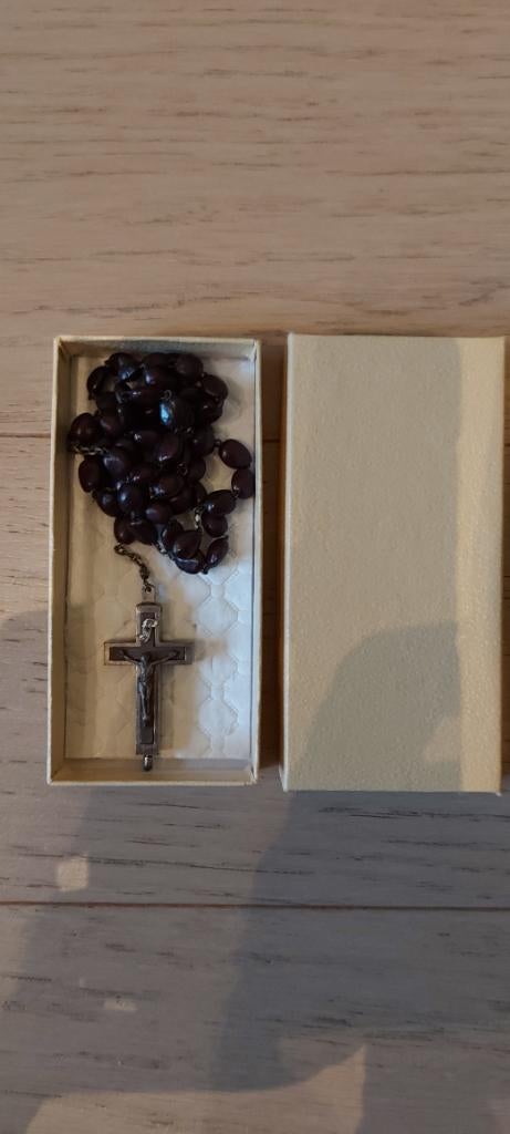 Oude paternoster., Ophalen of Verzenden, Zo goed als nieuw, Sieraad, Christendom | Katholiek