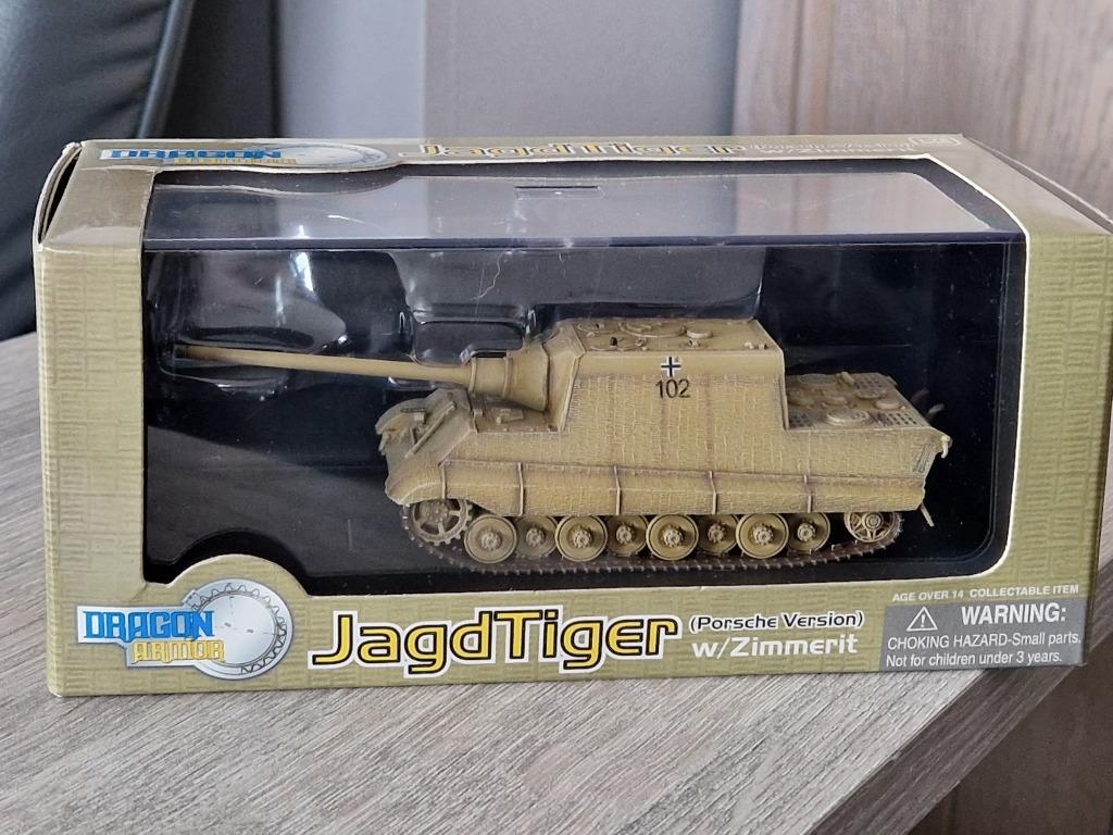 Dragon Armor 60112 Jagdtiger Porsche version Germany 1945 w/, Ophalen of Verzenden, Landmacht, Miniatuur of Beeldje