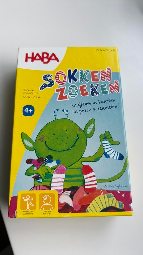 Haba Sokken zoeken, Kinderen en Baby's, Speelgoed | Educatief en Creatief, Ophalen of Verzenden, Zo goed als nieuw