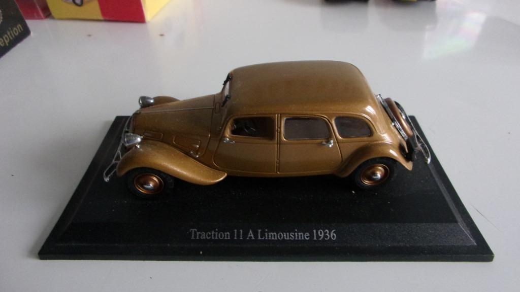 CITROËN TRACTION LIMO 11A 1936.1/43 UH EXC.ETAT., Enlèvement ou Envoi, Comme neuf, Voiture, Universal Hobbies
