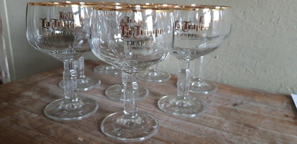 Verres à bière La Trappe, Enlèvement ou Envoi, Comme neuf, La Trappe