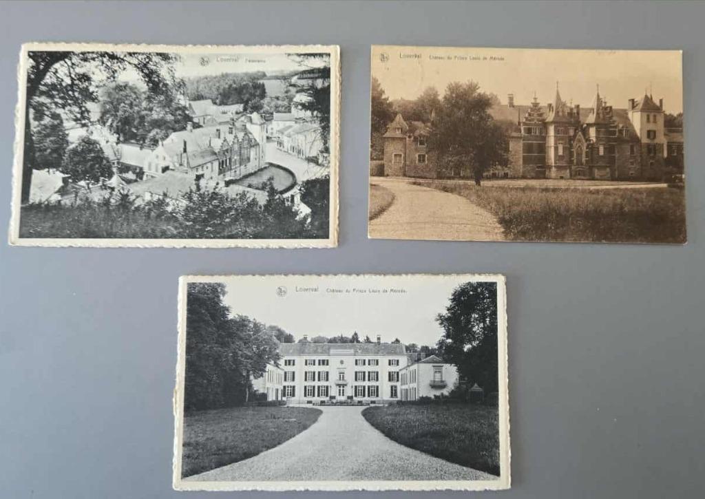 Kasteel Merode postkaarten, Envoi, Affranchie