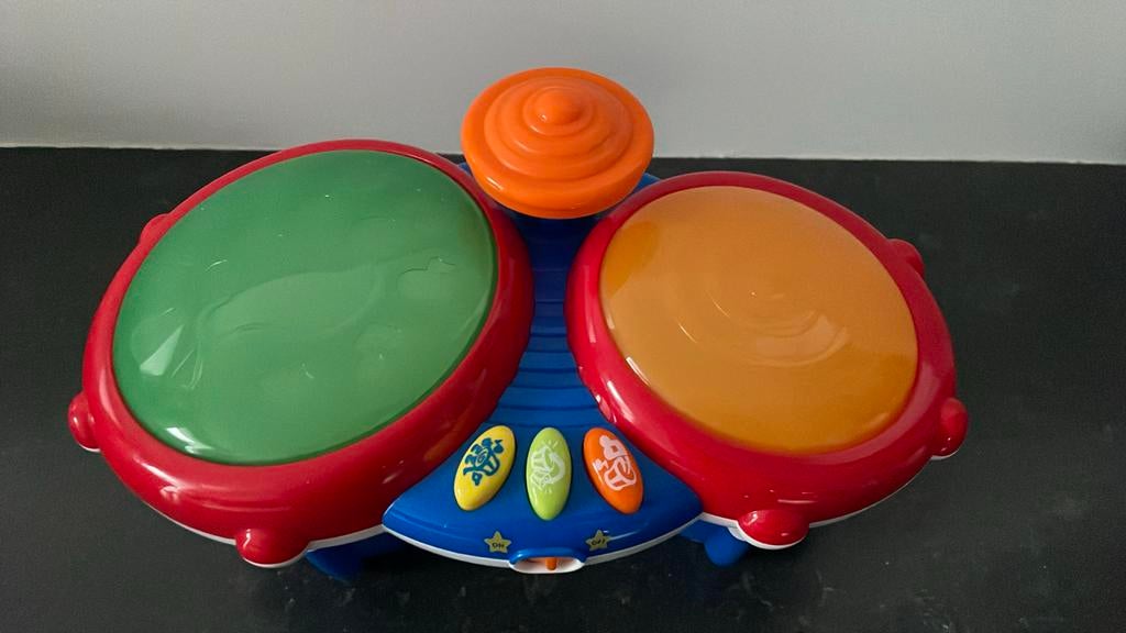 Baby trommel met licht en geluid, Kinderen en Baby's, Ophalen, Zo goed als nieuw, Met licht