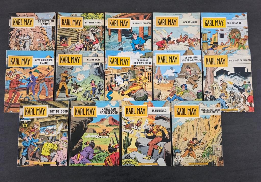 Lot strips: Karl May, Ophalen of Verzenden, Gelezen