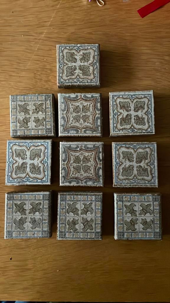 Tegeltjes keramiek, Ophalen of Verzenden, Zo goed als nieuw