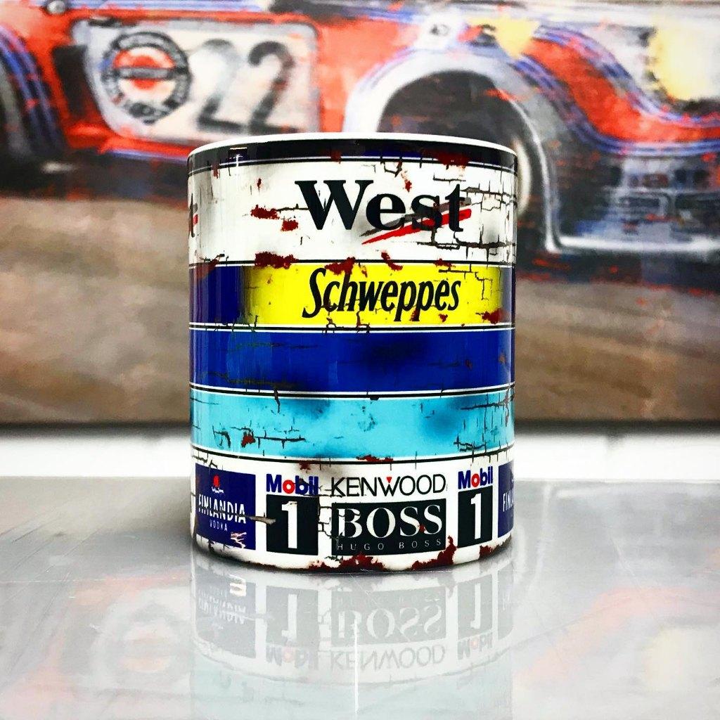Mika Häkkinen Helmet mok Vintage olie F1 Autosport, Ophalen of Verzenden, Nieuw, Formule 1