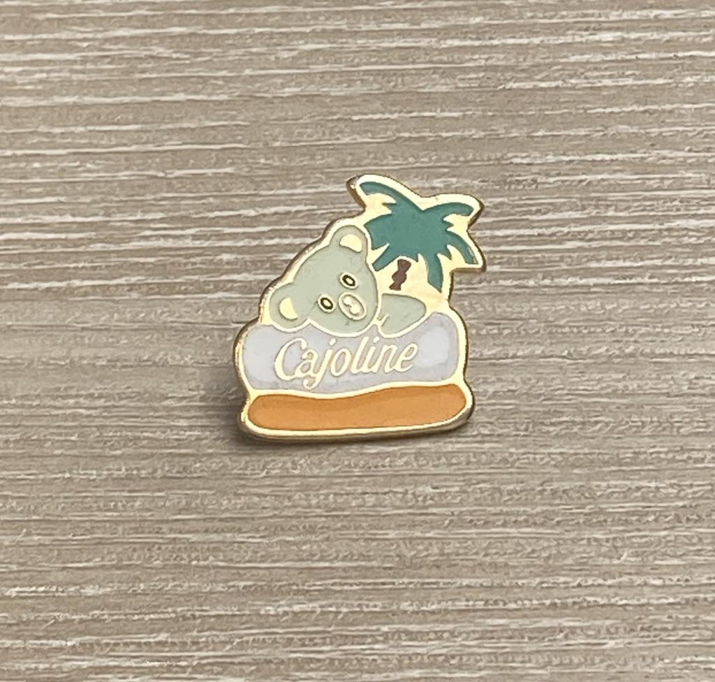 PIN - CAJOLINE - WASVERZACHTER - LESSIVE - KOALA - PALMBOOM, Envoi, Utilisé, Marque, Insigne ou Pin's