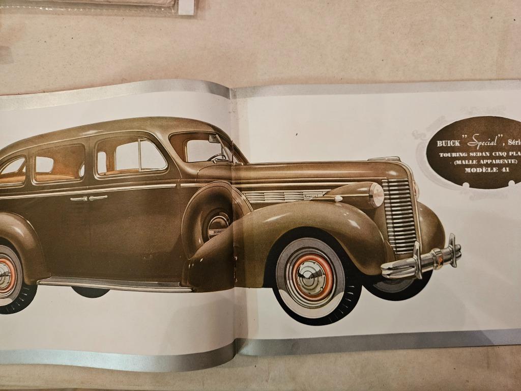 BROCHURE BUICK 1938, Envoi