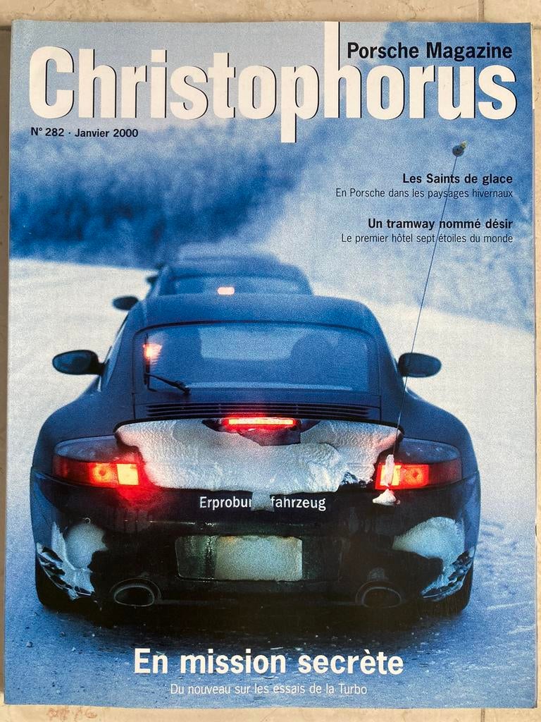 Christophorus Porsche Magazine 282, Enlèvement ou Envoi, Comme neuf, Porsche