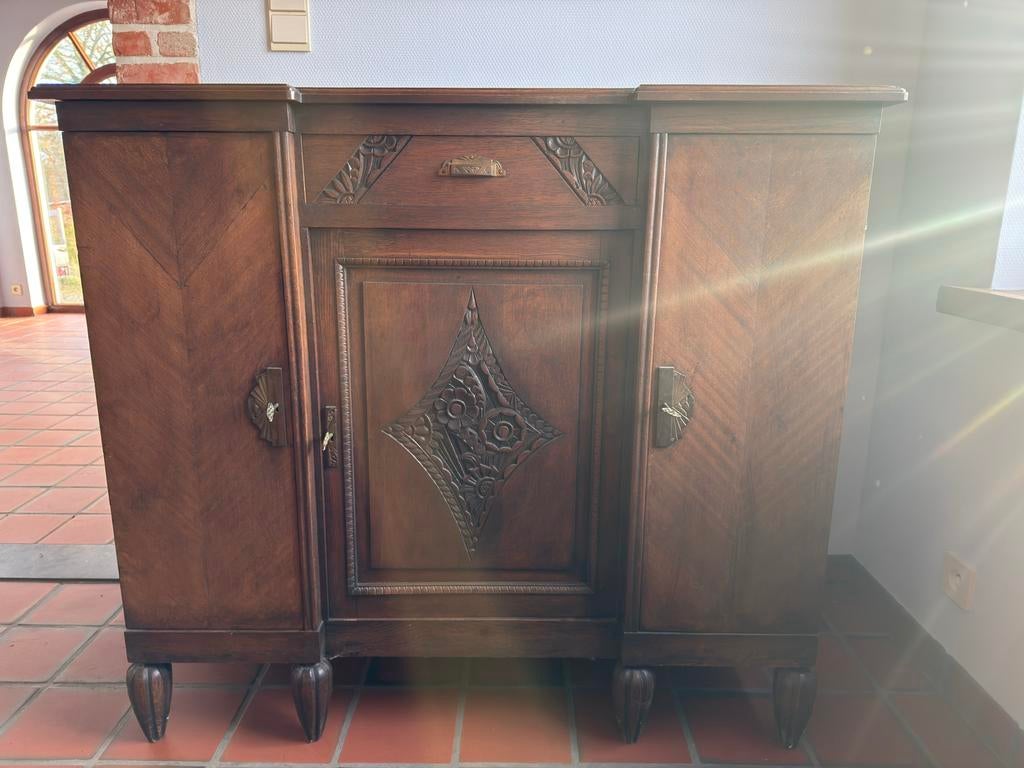 Art nouveau dressoir, Ophalen, Gebruikt, Art nouveau