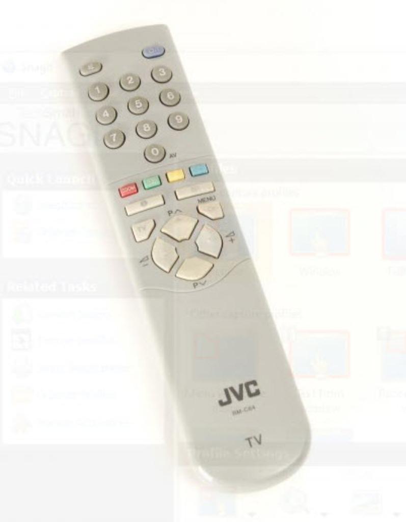JVC RM-C64 afstandsbediening, Ophalen of Verzenden, Gebruikt, Origineel, Tv