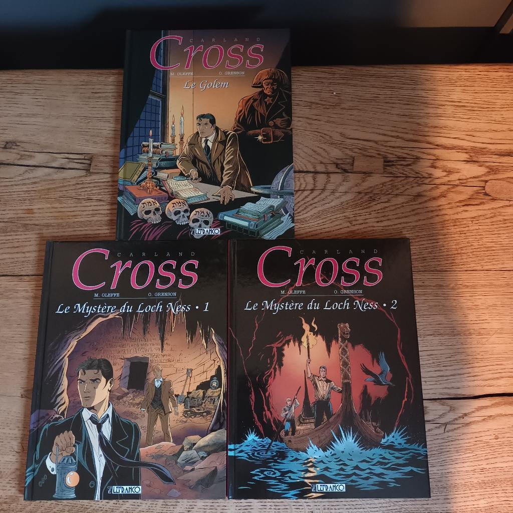 BD Carland Cross 3 tomes, Livres, Oleffe - Grenson, Plusieurs BD, Enlèvement ou Envoi, Utilisé