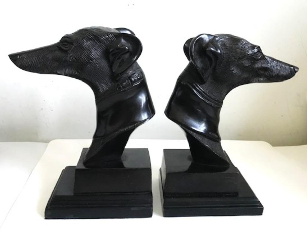 Serre-livres Art Déco Greyhound Lévrier whippet😍🤗👌, Antiquités & Art, Enlèvement ou Envoi