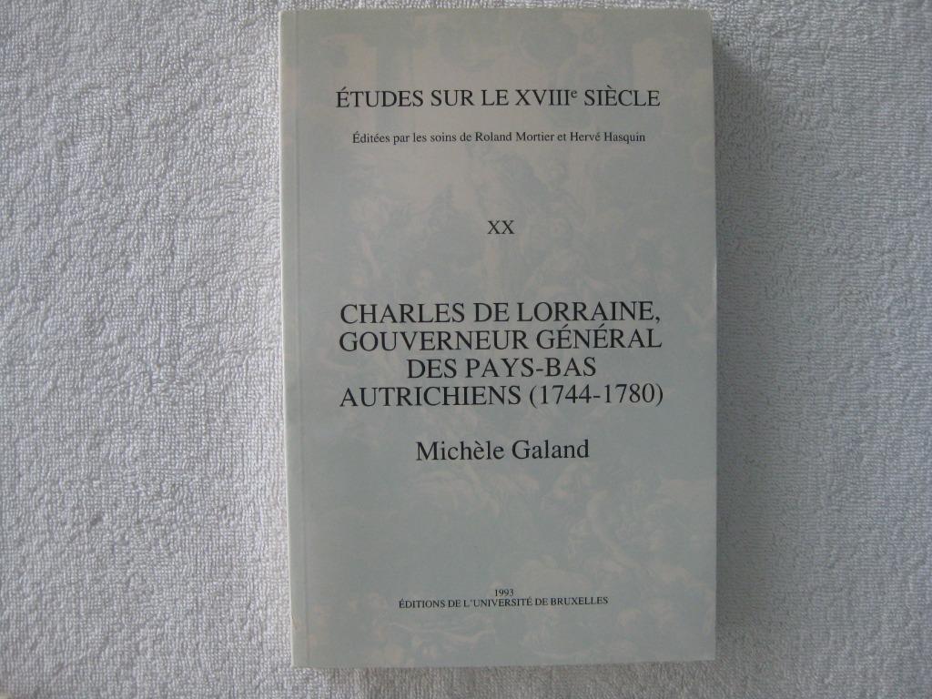 Pays-Bas autrichiens Charles de Lorraine – Galand rare déd., Enlèvement ou Envoi, Utilisé