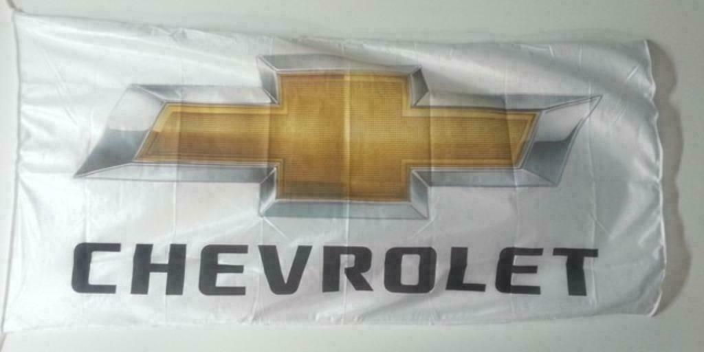 Drapeau Chevrolet - Blanc - 150 x 75 cm, Enlèvement ou Envoi, Neuf