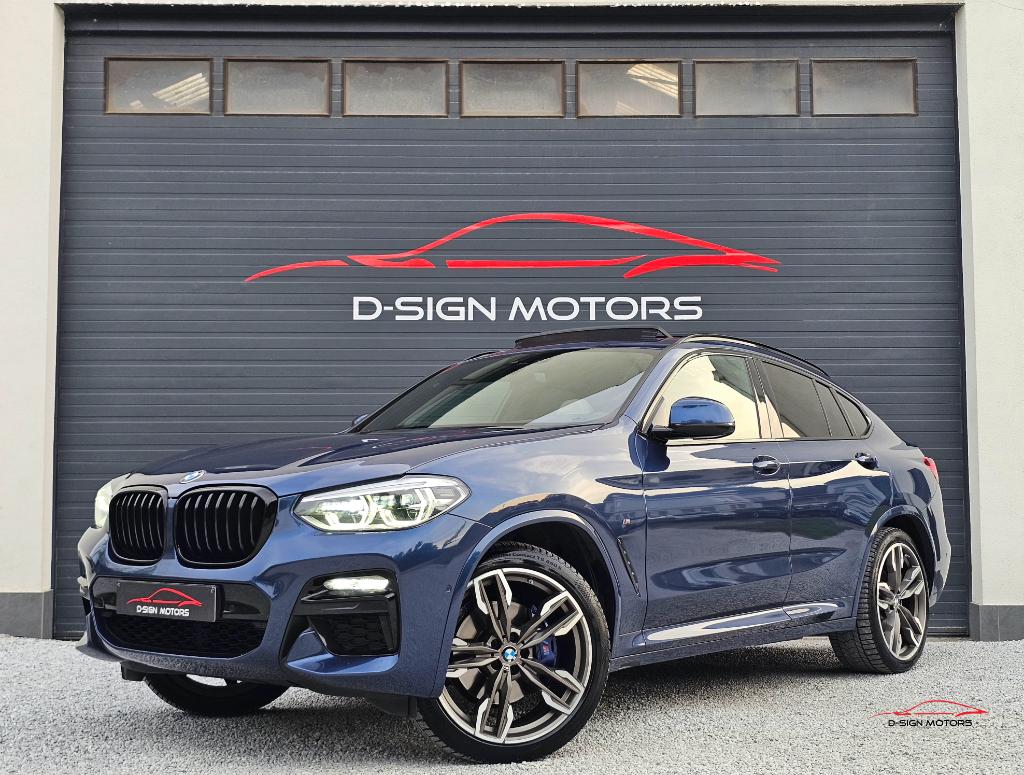 BMW X4 M40 dAS (326pk) M SPORT 2019 130.582km BTW !!, Auto's, BMW, Automaat, Blauw, Leder, https://public.car-pass.be/vhr/73067a7a-c065-4d23-a3ad-83e64aab4dbe