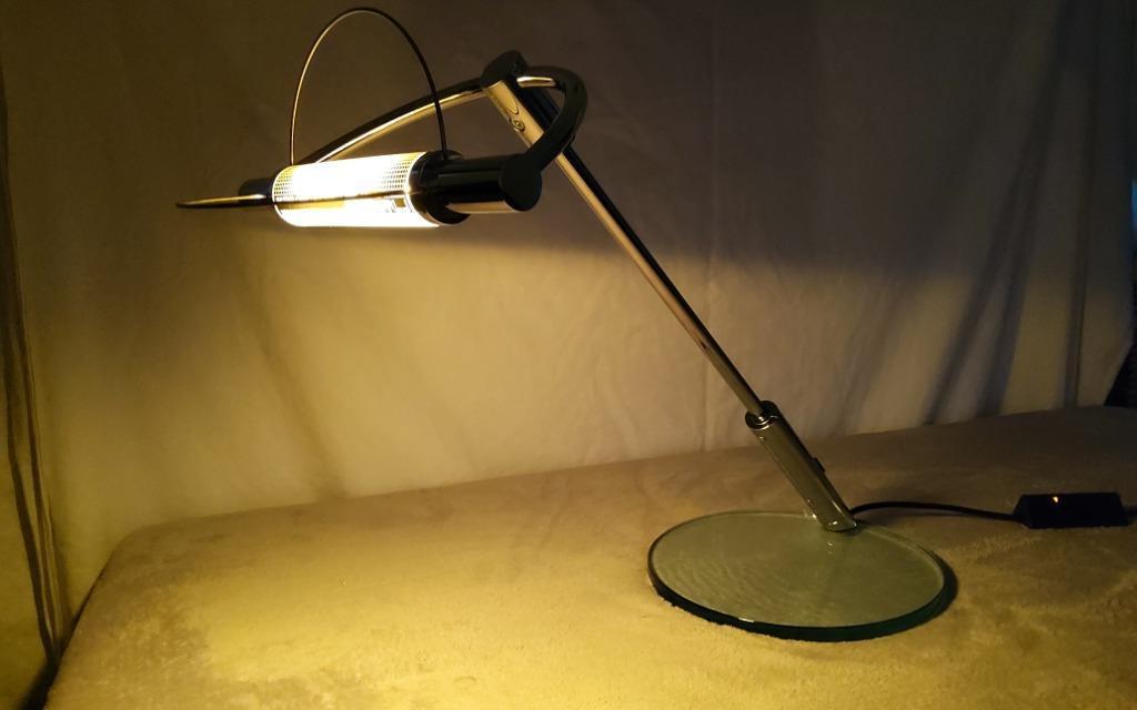 lampe de bureau design cini & nils, Enlèvement ou Envoi, Comme neuf, Verre, Design