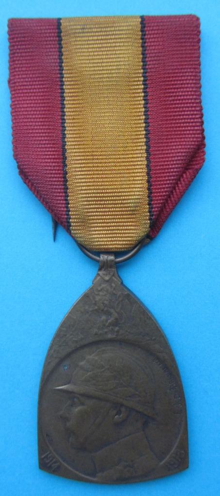 Medaille Albert 1 - 1914 -1918 - zie beschrijving, Verzenden, Landmacht, Lintje, Medaille of Wings