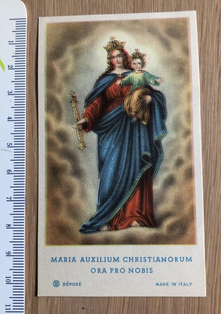 Mariaprentje Maria Auxilium Christianorum, Enlèvement ou Envoi, Utilisé, Carte ou Gravure, Christianisme | Catholique