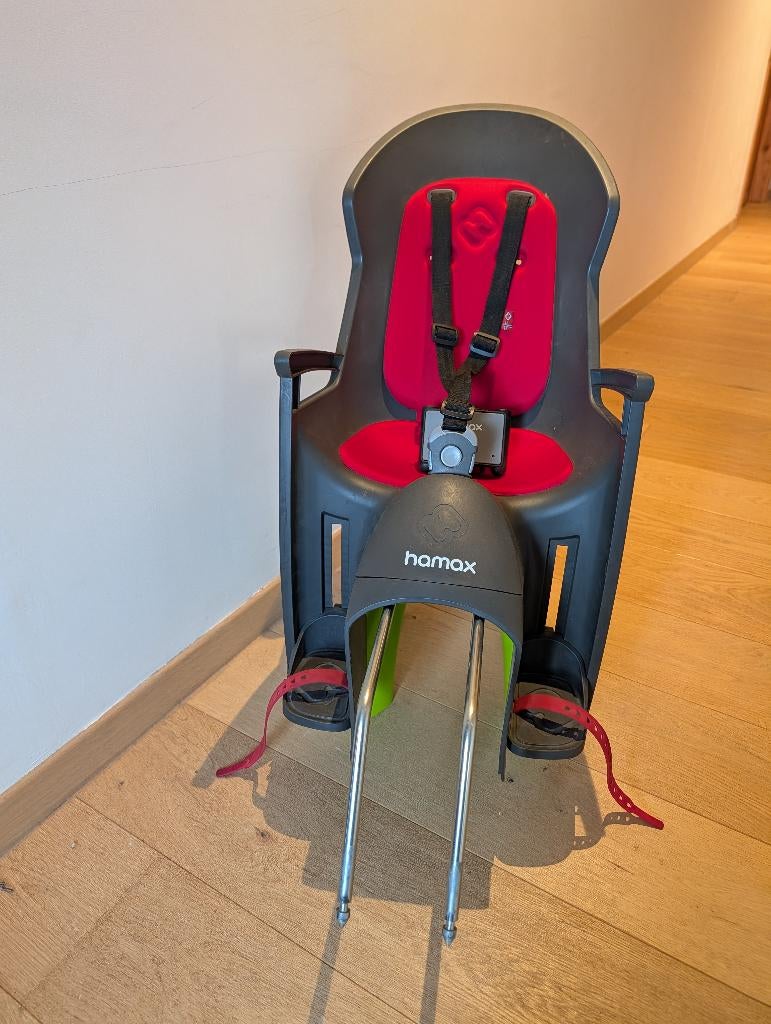PORTE-BÉBÉ HAMAX BUDDY en excellent état, Vélos & Vélomoteurs, Accessoires vélo | Sièges de vélo, Repose-pieds, Enlèvement, Utilisé