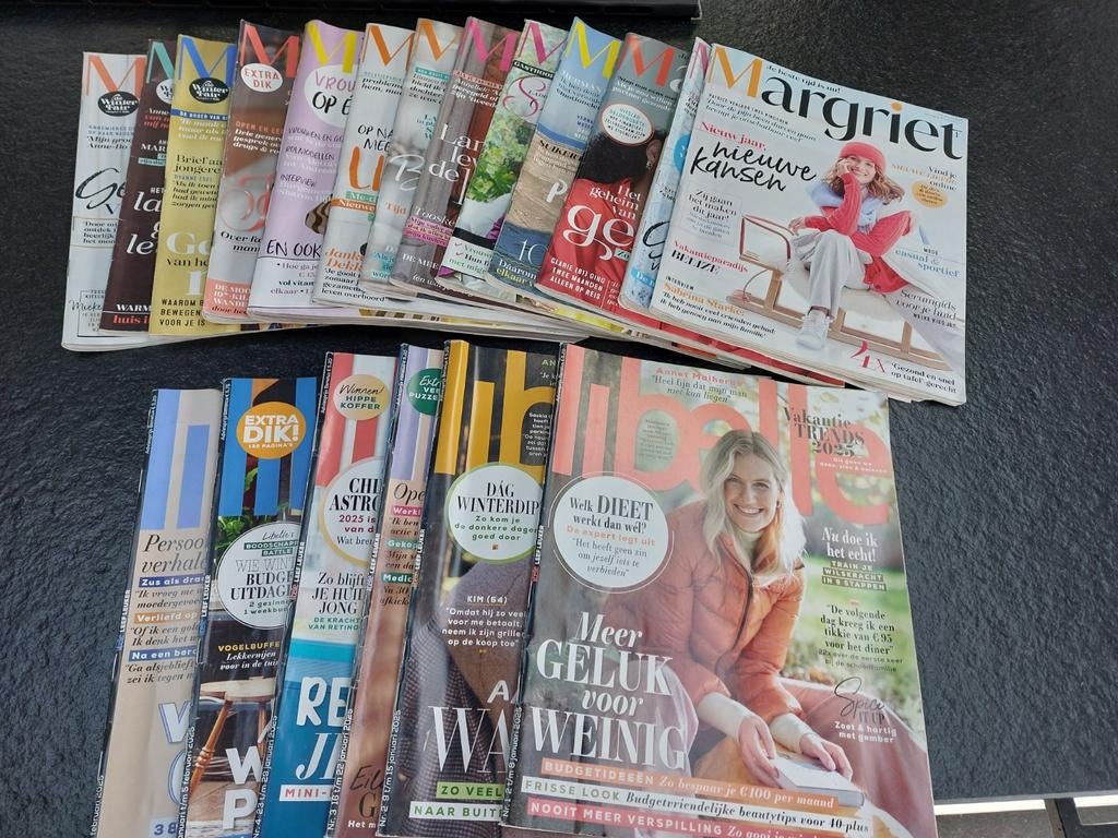 Libelle en margriet/tijdschriften/vakantielectuur, Ophalen of Verzenden