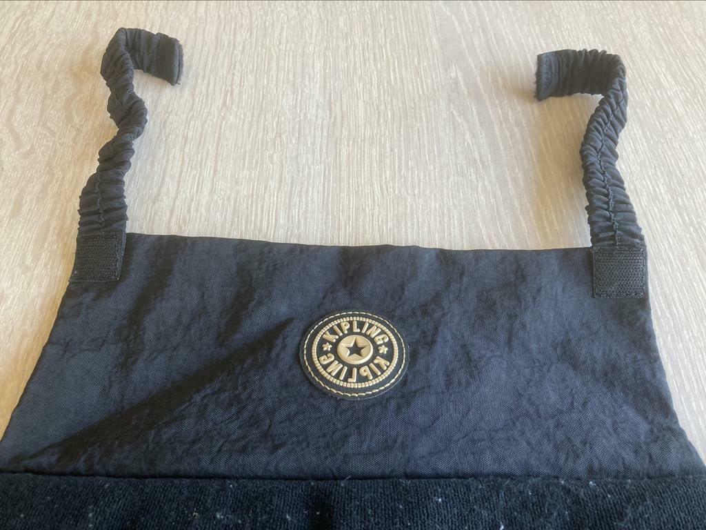 Baby trappelzak van Kipling zwart voor buggy of kinderwagen, Ophalen of Verzenden, Gebruikt, Voetenzak