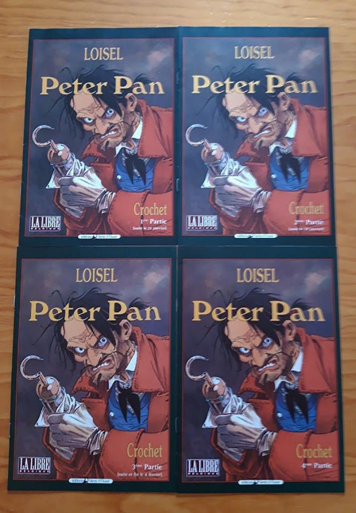 Loisel Peter Pan 'Crochet 1- 4' La Libre Belgique 2002, Boeken, Loisel, Verzenden, Complete serie of reeks, Nieuw