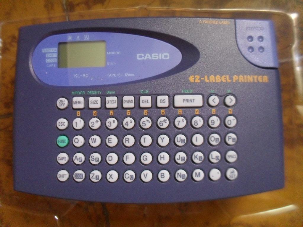printer Label Casio KL60 impression etiquette, Enlèvement, Comme neuf, Imprimante thermique