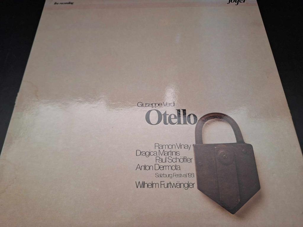 Verdi / Furtwängler - Otello Box 3 x LP's Vinyl, 12 pouces, Enlèvement ou Envoi, Utilisé, Romantique