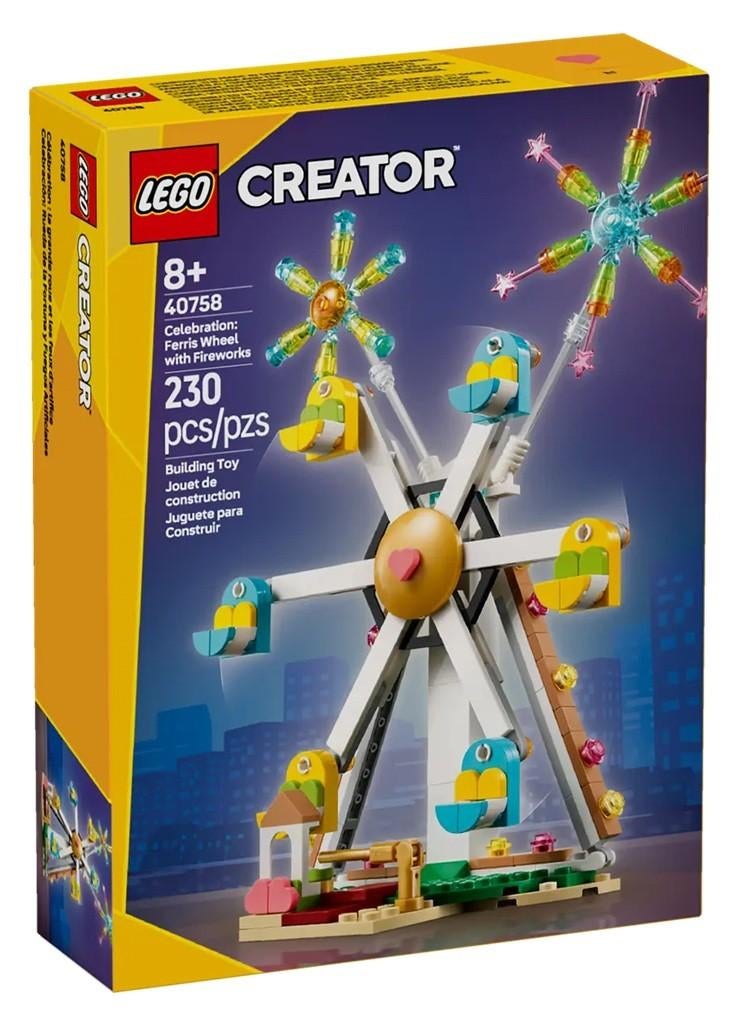 Lego 40758 - Reuzenrad met vuurwerk, Ophalen of Verzenden, Nieuw, Lego