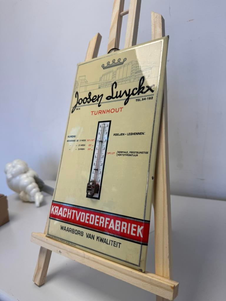 Joosen Tunrhout oude reclame, Verzamelen, Ophalen of Verzenden, Gebruikt, Reclamebord