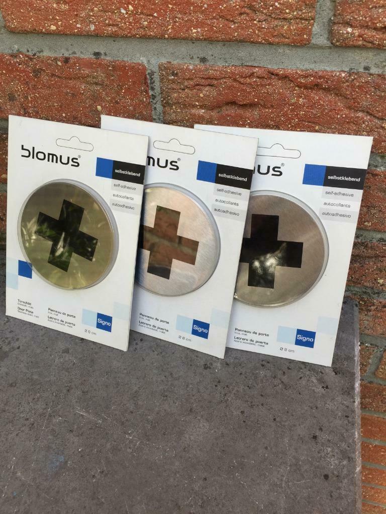 Sticker inox Blomus, Ophalen of Verzenden, Nieuw