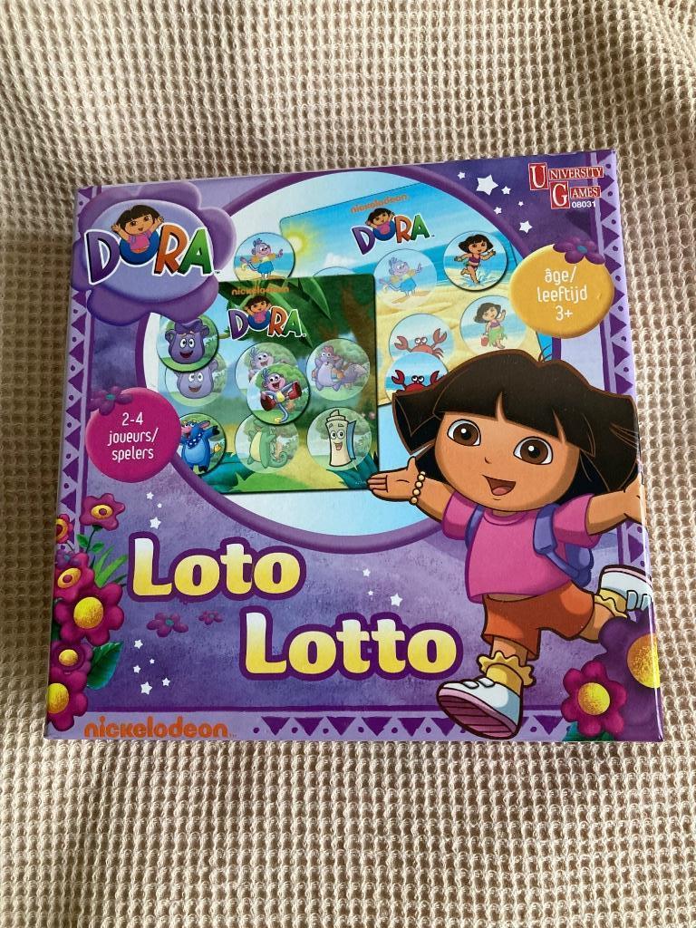 Dora Loto Lotto University Games Nickelodeon, Kinderen en Baby's, Speelgoed | Educatief en Creatief, Ophalen of Verzenden, Zo goed als nieuw