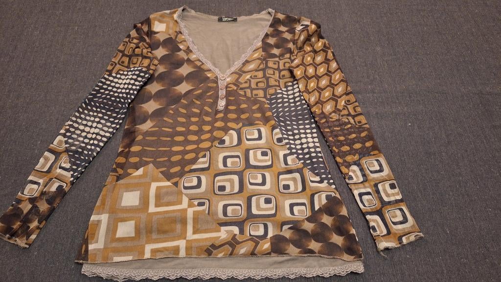 Italiaans merk "Verso"longleeve trui mat smal, Kleding | Dames, Verso, Beige, Ophalen of Verzenden, Zo goed als nieuw