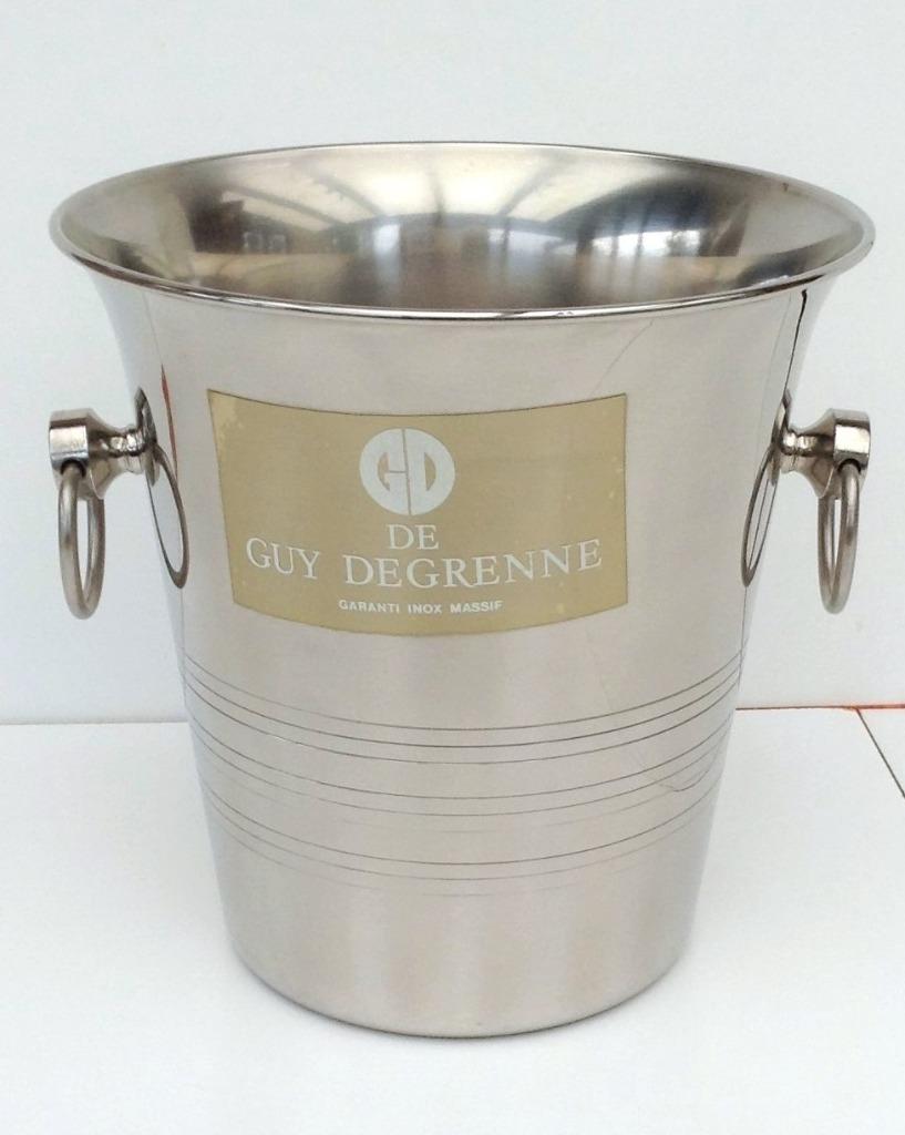 Seau à champagne Guy Degrenne Ø 21 cm, Maison & Meubles, Cuisine | Vaisselle, Comme neuf, Autres types, Uni, Autres matériaux