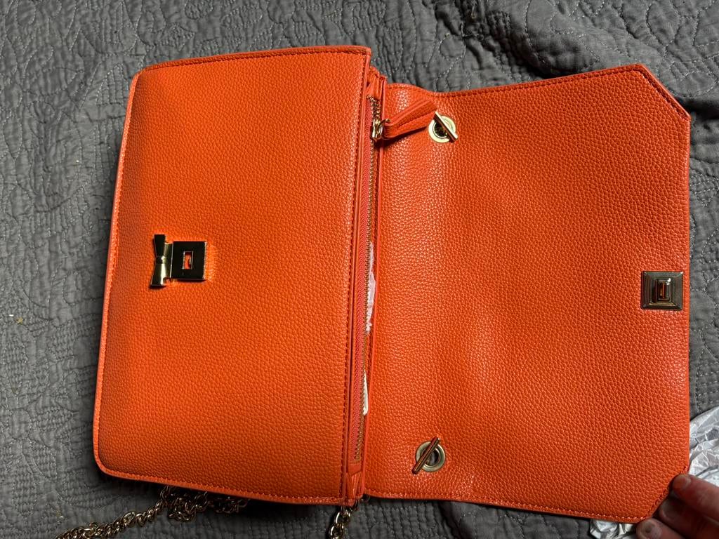 Sac Valentino., Enlèvement, Utilisé, Orange